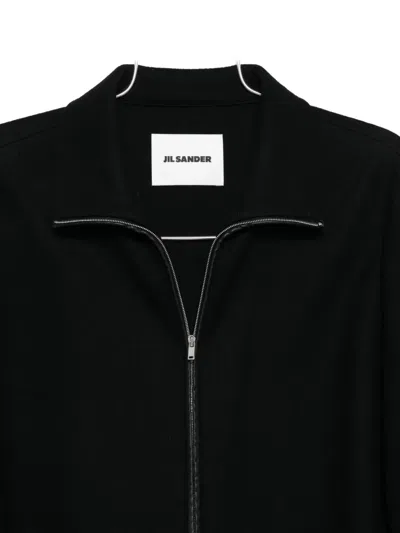 Jil Sander Zip-fastening Jacket In Black