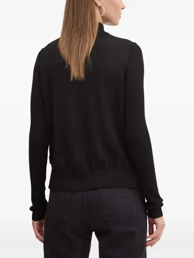 Hugo Boss Turtleneck Sweater In Black