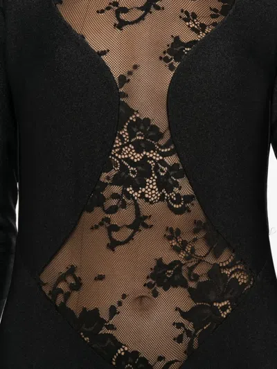 蕾丝拼接连体长裤