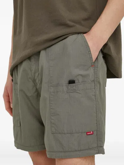 Levi's Utility Zip-detail Trousers In Green