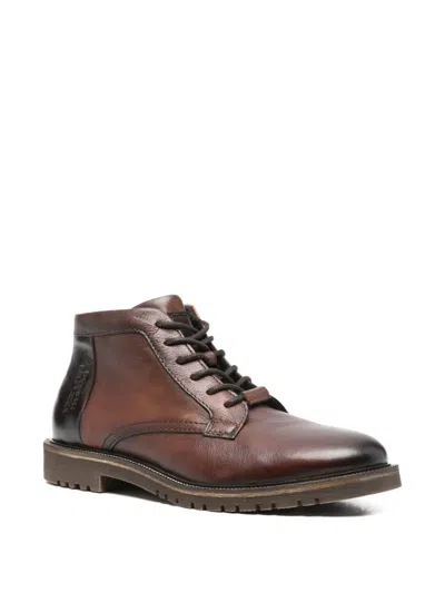 Bugatti Lace-up Boots In Brown