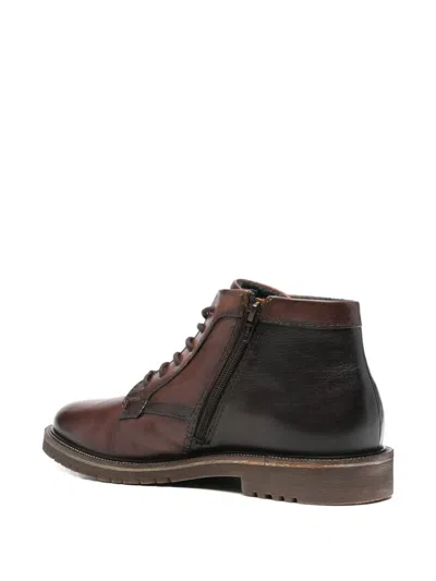 Bugatti Lace-up Boots In Brown