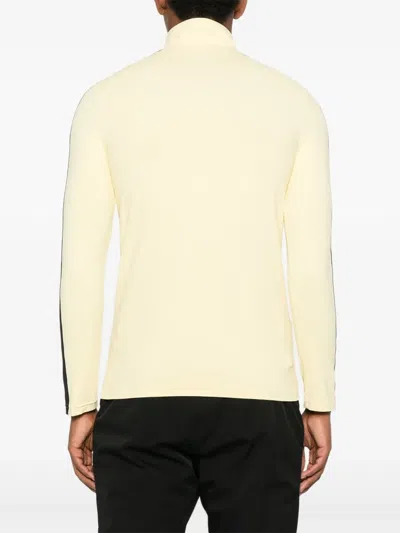 Fusalp Half-zip Panelled Top In Neutral
