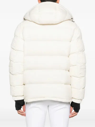 Moncler Isorno Technical Nylon Down Jacket In White