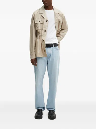 Les Deux Pocket-details Jacket In Neutral