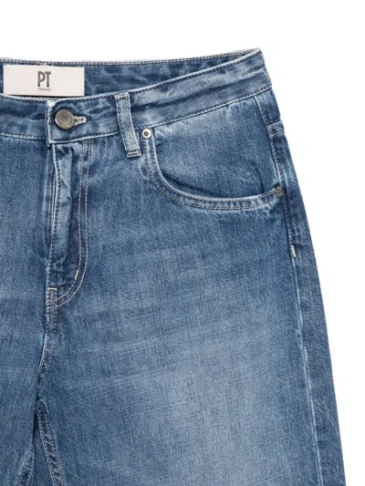 Pt Torino Vptiz0.oa5070 Cotton Trousers In Blue