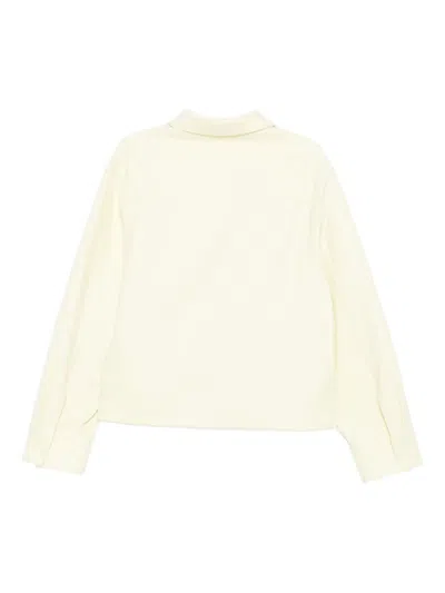 Jil Sander Chest-pocket Shirt In Yellow