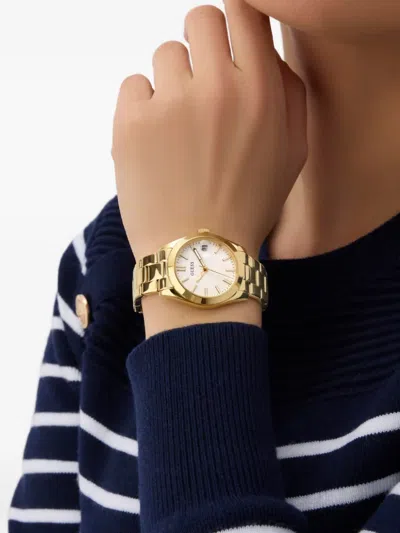 Guess Usa Stainless Steel 38mm In Gold