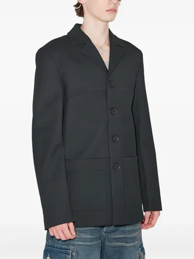 Misbhv Davide Single-breasted Blazer In Black