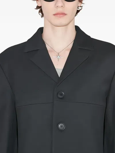 Misbhv Davide Single-breasted Blazer In Black