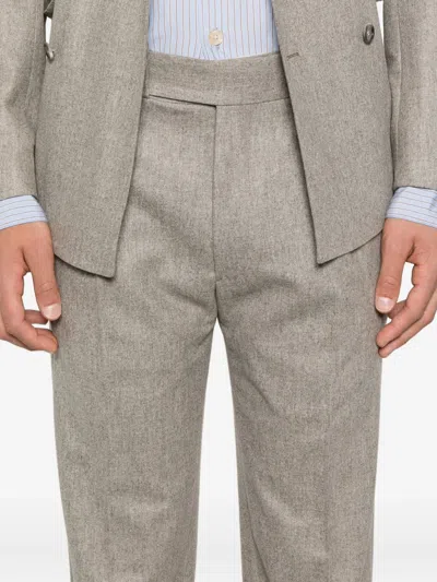 Tagliatore Double-breasted Suit In Gray