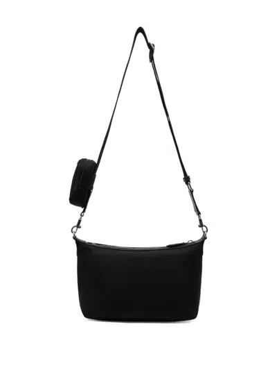 Bally Code Ribbon Logo Shoulder Bag In Black