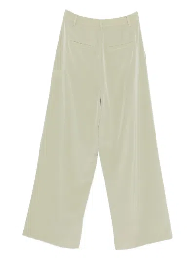 Tibi Pleated Trousers In Green