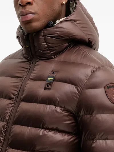 Blauer Hooded Jacket In Brown