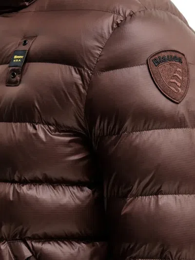 Blauer Hooded Jacket In Brown