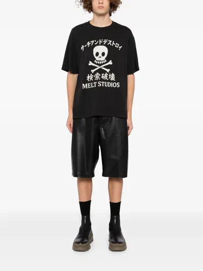 Melt Graphic-print T-shirt In Blue