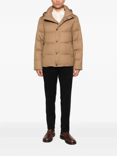 Montecore Virgin-wool Jacket In Brown