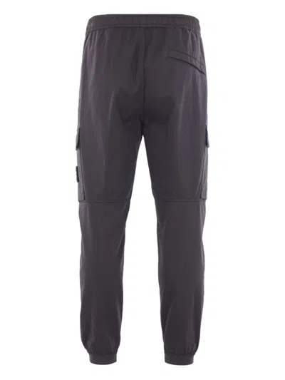 Stone Island Cargo-pocket Elasticated Trousers In Blue