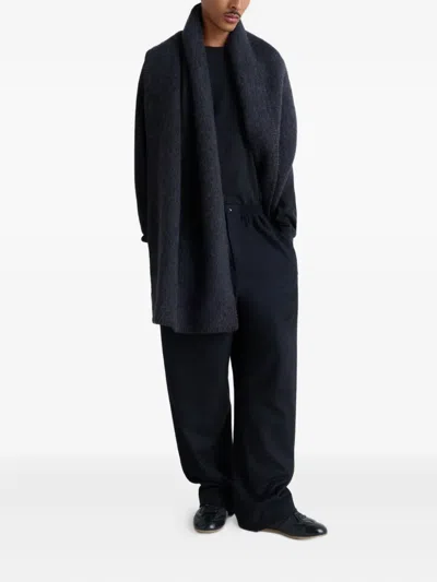 Lemaire Cocotte-stitch Scarf In Black