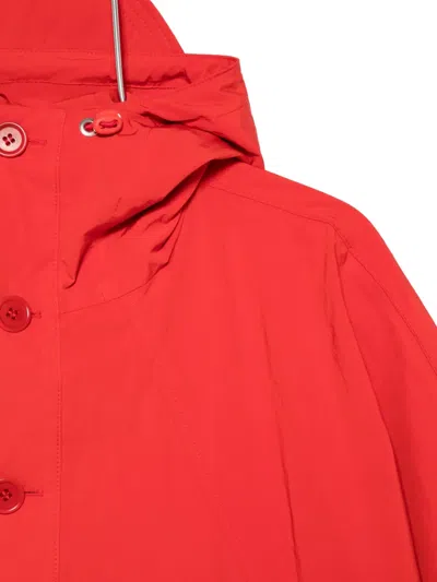 Ymc You Must Create Drawstring Hooded Jacket In Red