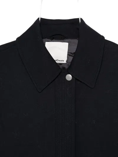 Ymc You Must Create Ymc Heath Quilted Cotton-blend Jacket In Black