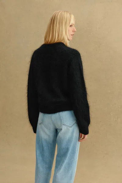 A Days March Maine Mohair Cardigan In Black