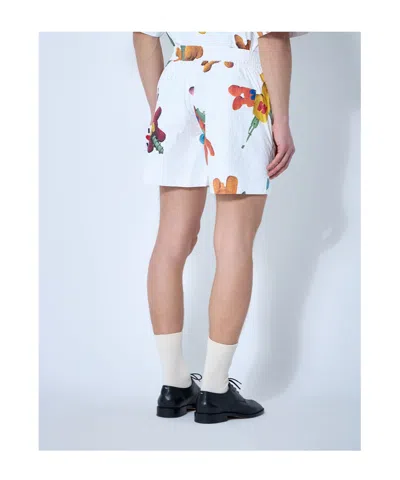 Walter Van Beirendonck Teddy Bear-print Shorts In Multi
