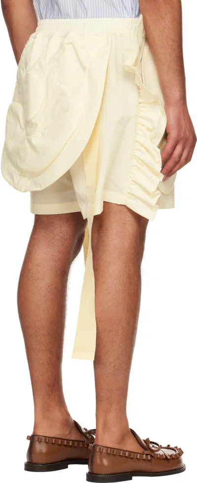Walter Van Beirendonck Off-white Ringling Shorts In Yellow