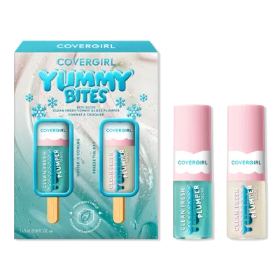Covergirl Clean Fresh Yummy Gloss Plumper Bite Sized Minis Kit In Transparent
