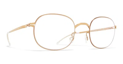 Mykita Solea Round-frame Glasses In Gold