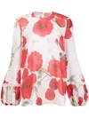 GIAMBATTISTA VALLI floral print blouse,RV2140325011768917