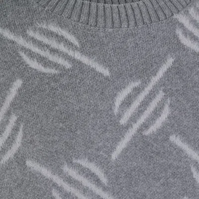 Daily Paper Tevin Monogram Grey Sweater In Gray