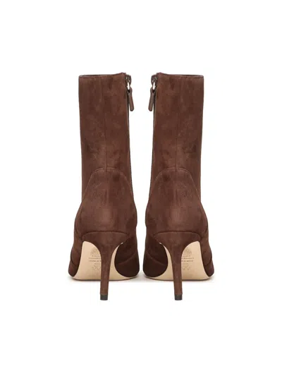 Stuart Weitzman Stuart Power Suede Ankle Boot In Brown