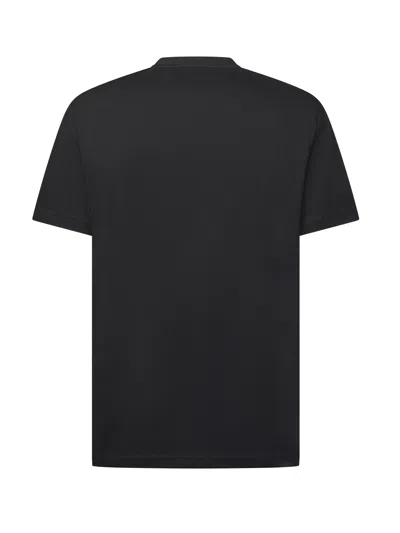 Richmond Printed Cotton T-shirt In Black
