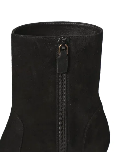 Stuart Weitzman Stuart Power Suede Ankle Boot In Black