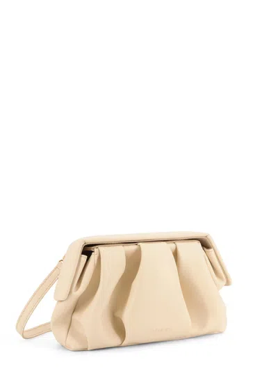 Themoirè Themoir Afrodite Vegan Leather Crossbody Bag In Neutral