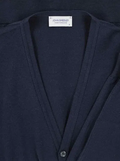 John Smedley Petworth Cardigan In Blue