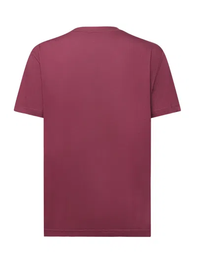 Richmond Patum Cotton T-shirt In Burgundy