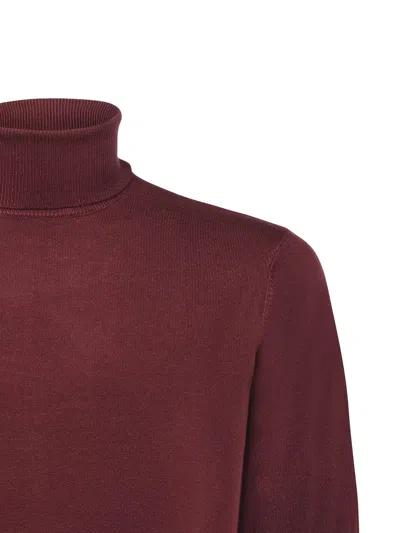 Richmond Gnome Turtleneck In Viscose And Nylon In Burgundy