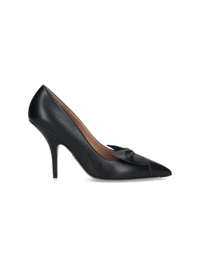Ferragamo Stylish Pumps With Pointed Toe And Bow In Multi