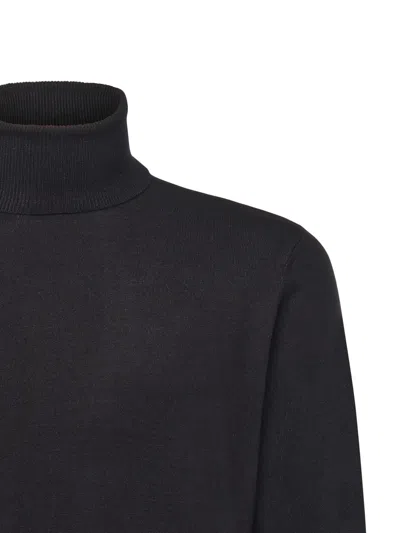 Richmond Gnome Turtleneck In Viscose And Nylon In Black