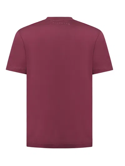 Richmond Simen Cotton T-shirt In Burgundy