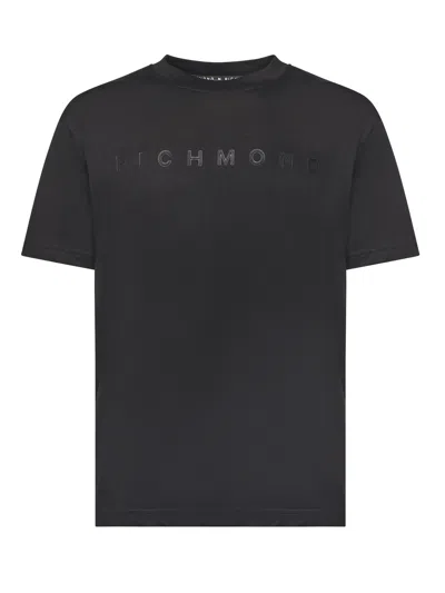 Richmond Patum Cotton T-shirt In Black