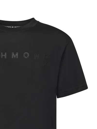 Richmond Patum Cotton T-shirt In Black