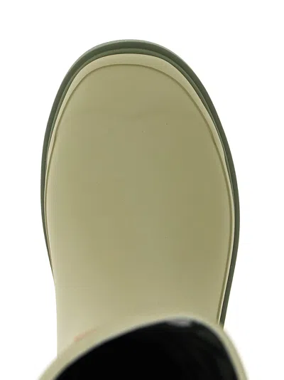 Maison Kitsuné Boots Hunter Woman Color Green In Green