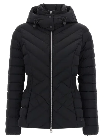 Mackage Idalee Light Down Jacket With Detachable Hood In Black