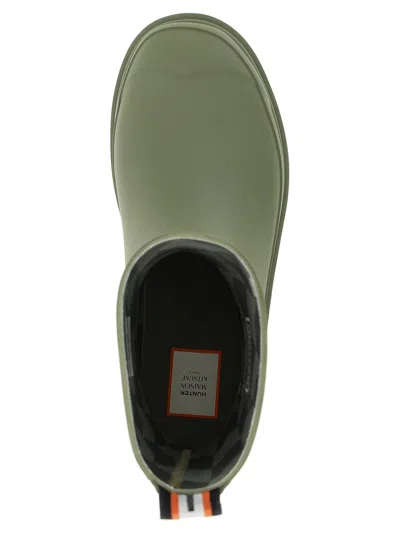 Maison Kitsuné Boots Hunter Woman Color Green In Gray