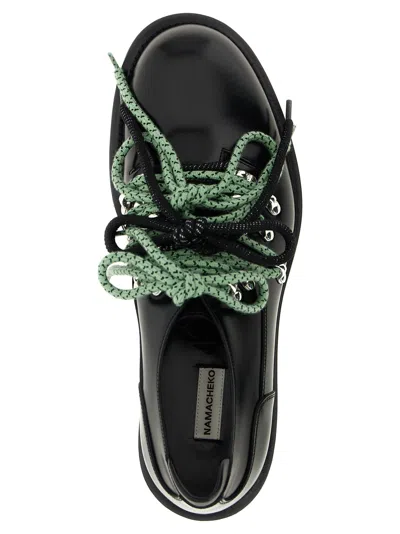 Namacheko Mountain Derby Lace-up Shoes In Black