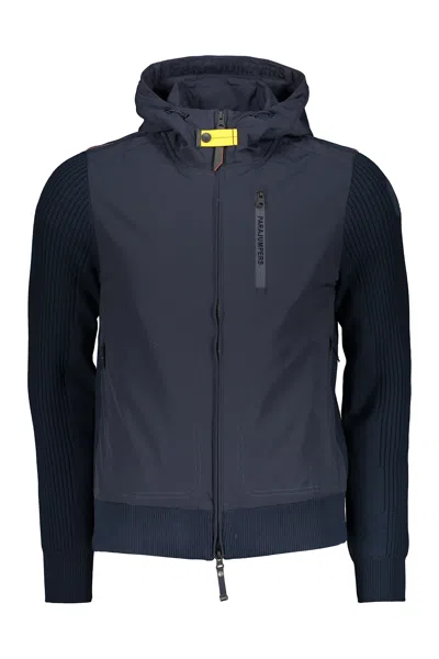 Parajumpers Jacket With A Versatile And Modern Hooded Zip. In Blue