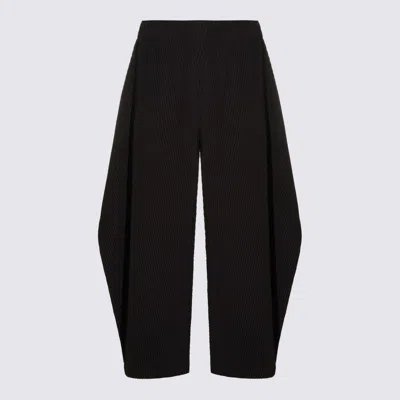Issey Miyake Trousers Blacks And Greys In Black